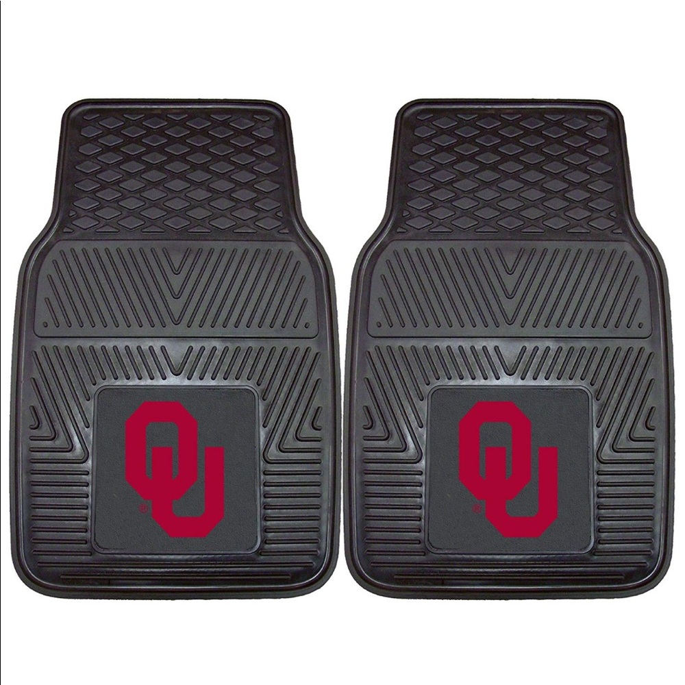 OU Oklahoma Sooners Vinyl Heavy Duty Car Mat NEW